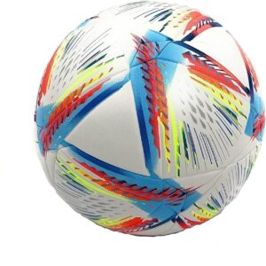 World Cup Quality Soccer Ball Size 5 Thermally Bonded Football Professional High Grade PU Leather