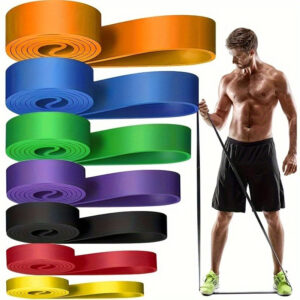 Strength training pull up resistance bands full body exercise latex resistance bands