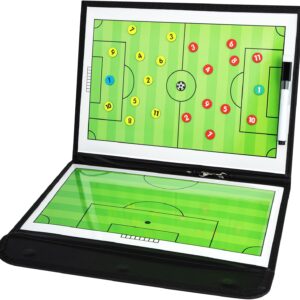 Soccer Coaching Board Tactical Magnetic Board foldable Soccer Coaches Clipboard